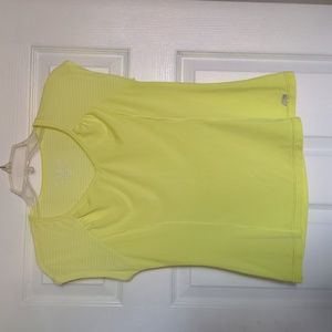 Marika tek dry wik performance wear size small neon yellow
